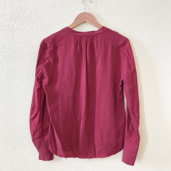 NWT PHARAOH Collection Michelle Blouse in Ruby XS - Picture 2 of 3